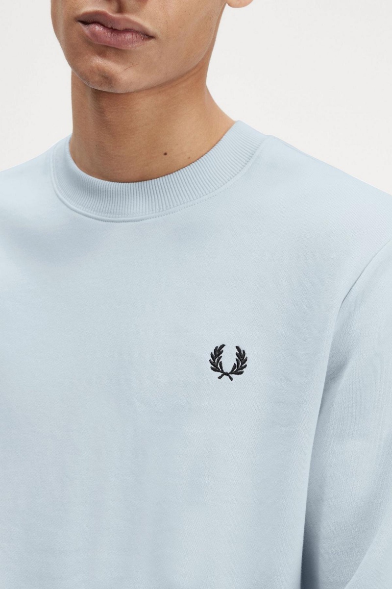 Pánské Mikiny Fred Perry Crew Neck Světle | CZIIZ63650