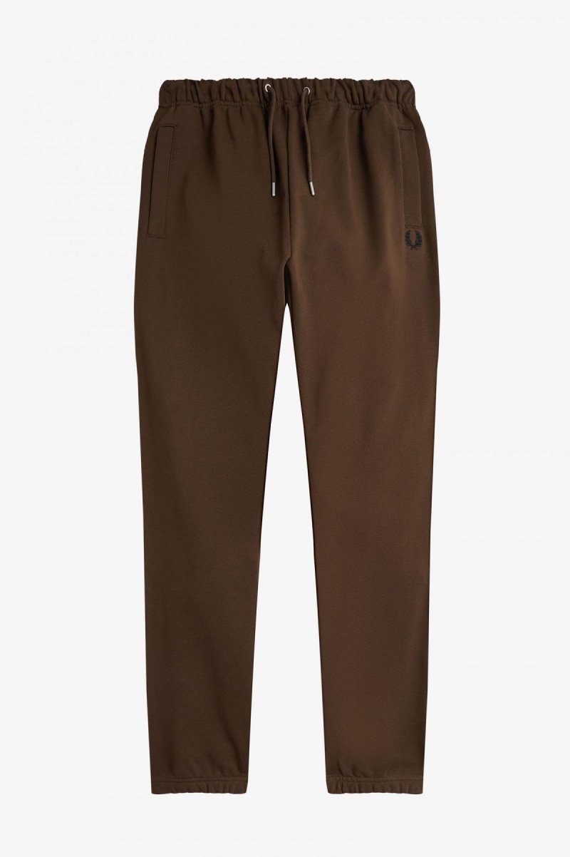 Pánské Tepláky Fred Perry Loopback Sweatpants Burnt Tobacco | CZJZR89819