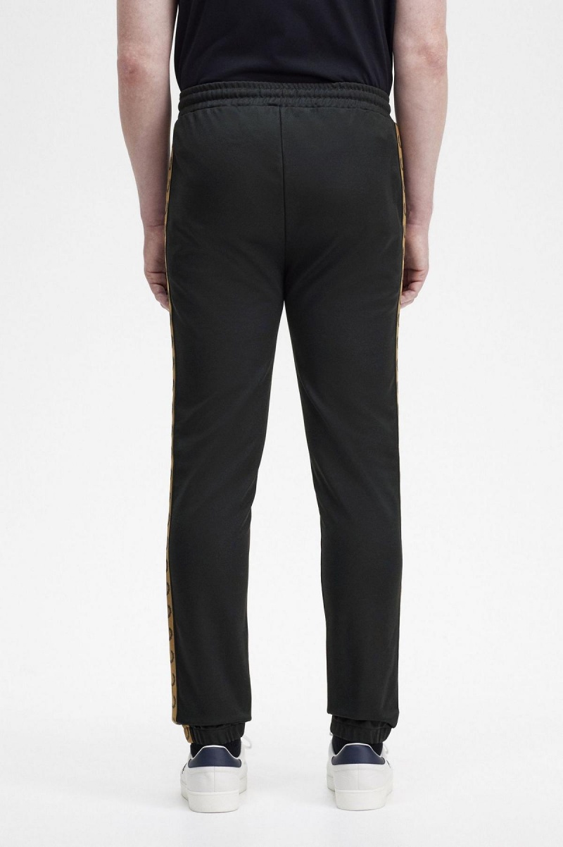 Pánské Tepláky Fred Perry Taped Track Pants Černé | CZICD29143