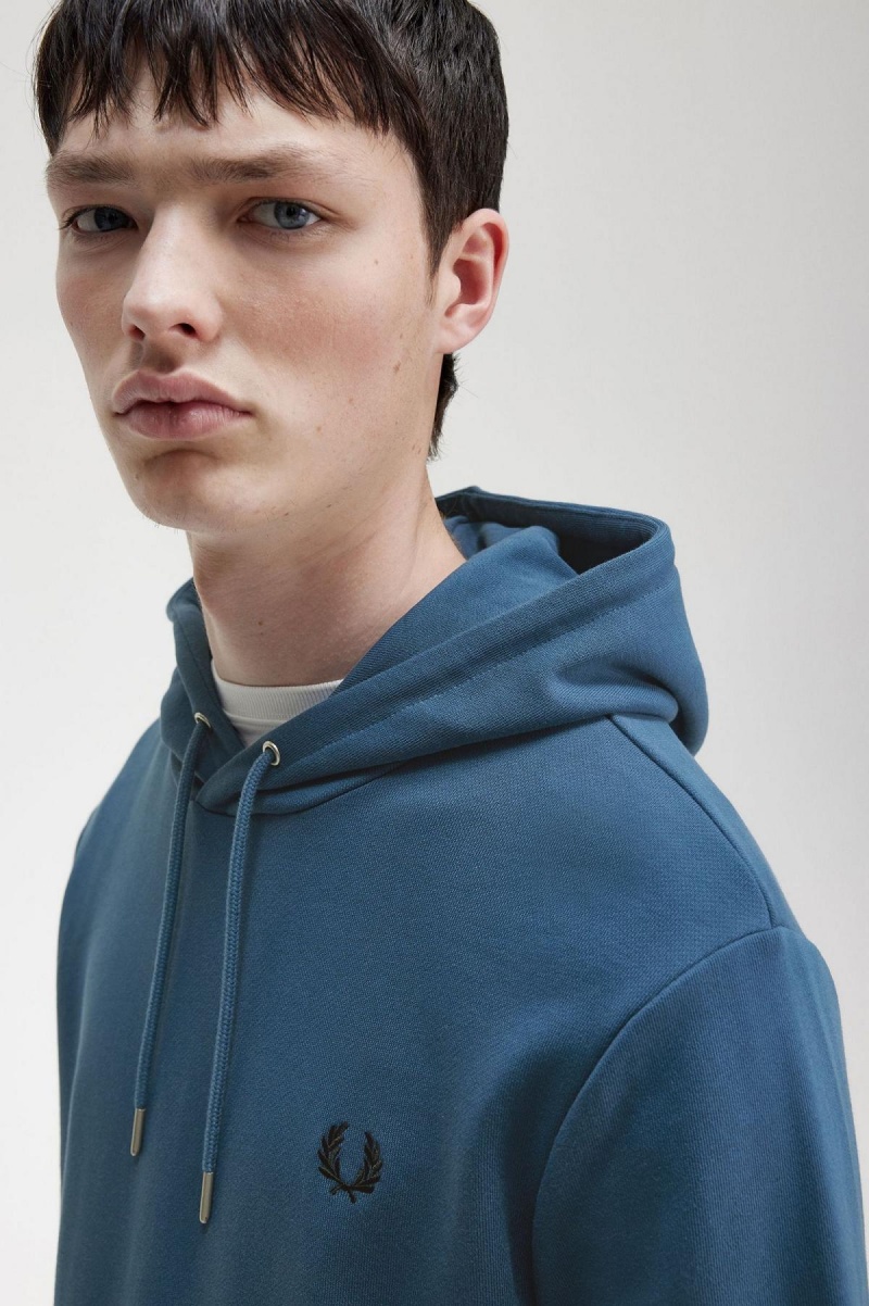 Pánské Tepláky Fred Perry Tipped S Kapucí Sweatshirt Blankyt | DCZVO55147