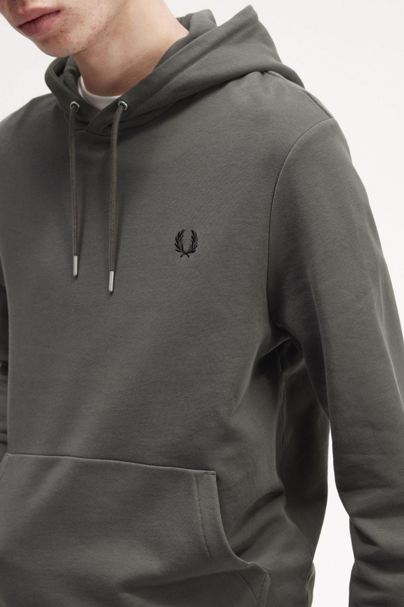 Pánské Tepláky Fred Perry Tipped S Kapucí Sweatshirt Zelene | CZJBT90000